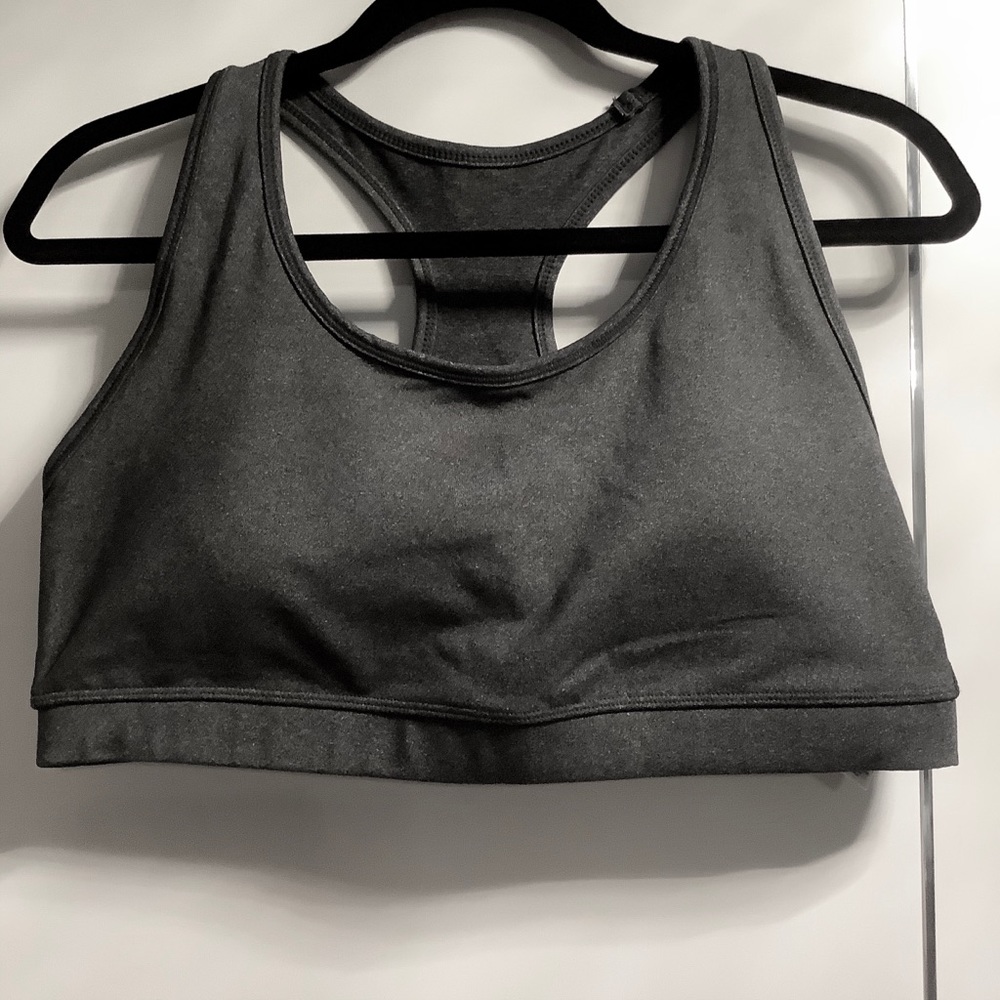 GapFit Medium Impact Sports Bra XL Gunmetal Grey
